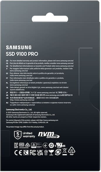 Samsung – 9100 PRO 1TB Internal SSD PCIe Gen 5x4 NVMe, Speeds Up Samsung – 9100 PRO 1TB Internal SSD PCIe Gen 5x4 NVMe, Speeds Up