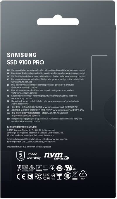 Samsung – 9100 PRO 1TB Internal SSD PCIe Gen 5x4 NVMe, Speeds Up Samsung – 9100 PRO 1TB Internal SSD PCIe Gen 5x4 NVMe, Speeds Up