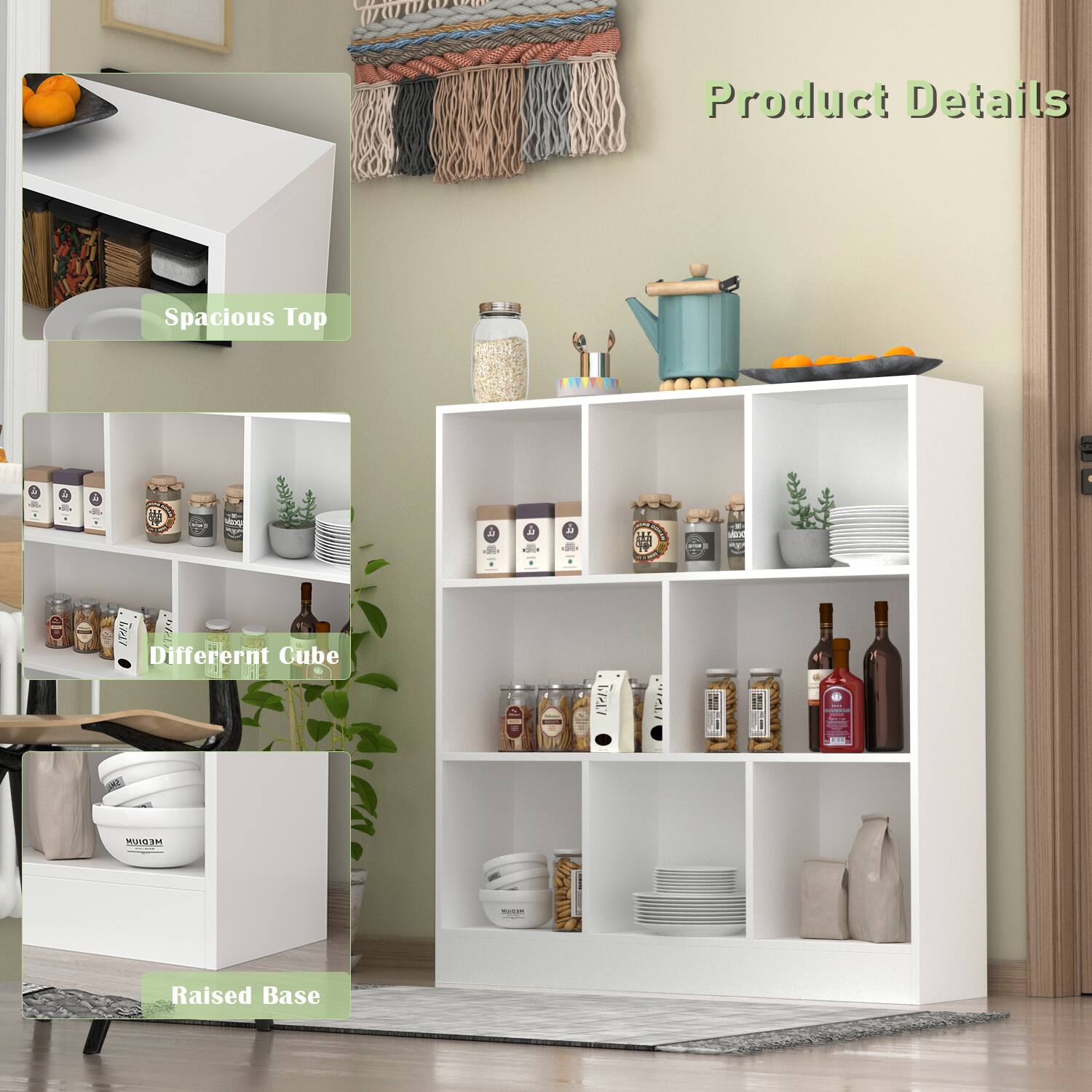 Product Details

- Spacious Top
- Different Cube
- Raised Base