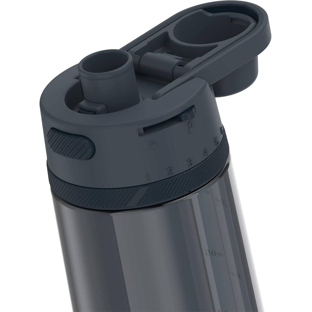 Alt View 3. Thermos - Thermos 24 oz. Alta Hard Plastic Hydration Bottle w/ Spout - Lake Blue - Blue.