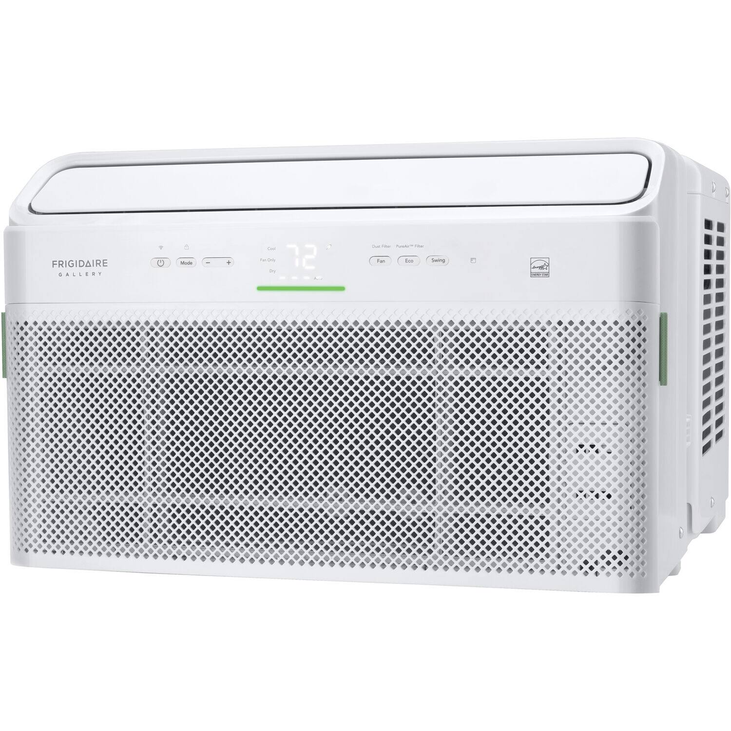 Frigidaire air conditioner. 72 degrees F. Swing.