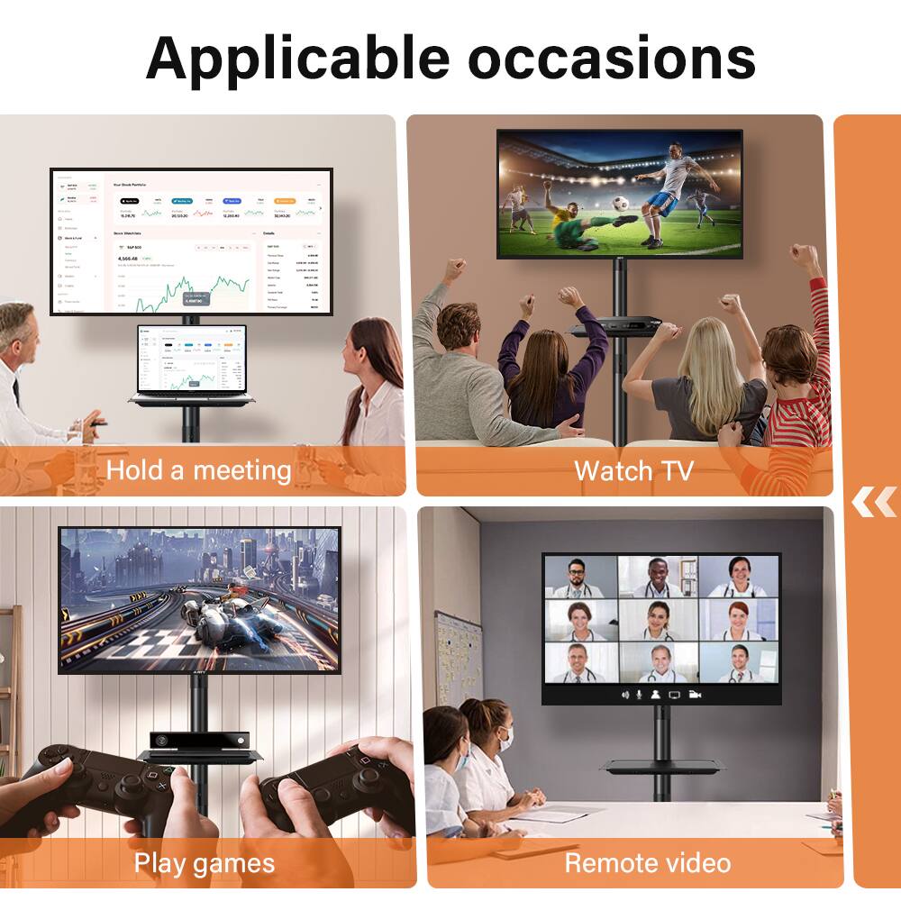 Applicable occasions

- Hold a meeting
- Watch TV
- Play games
- Remote video