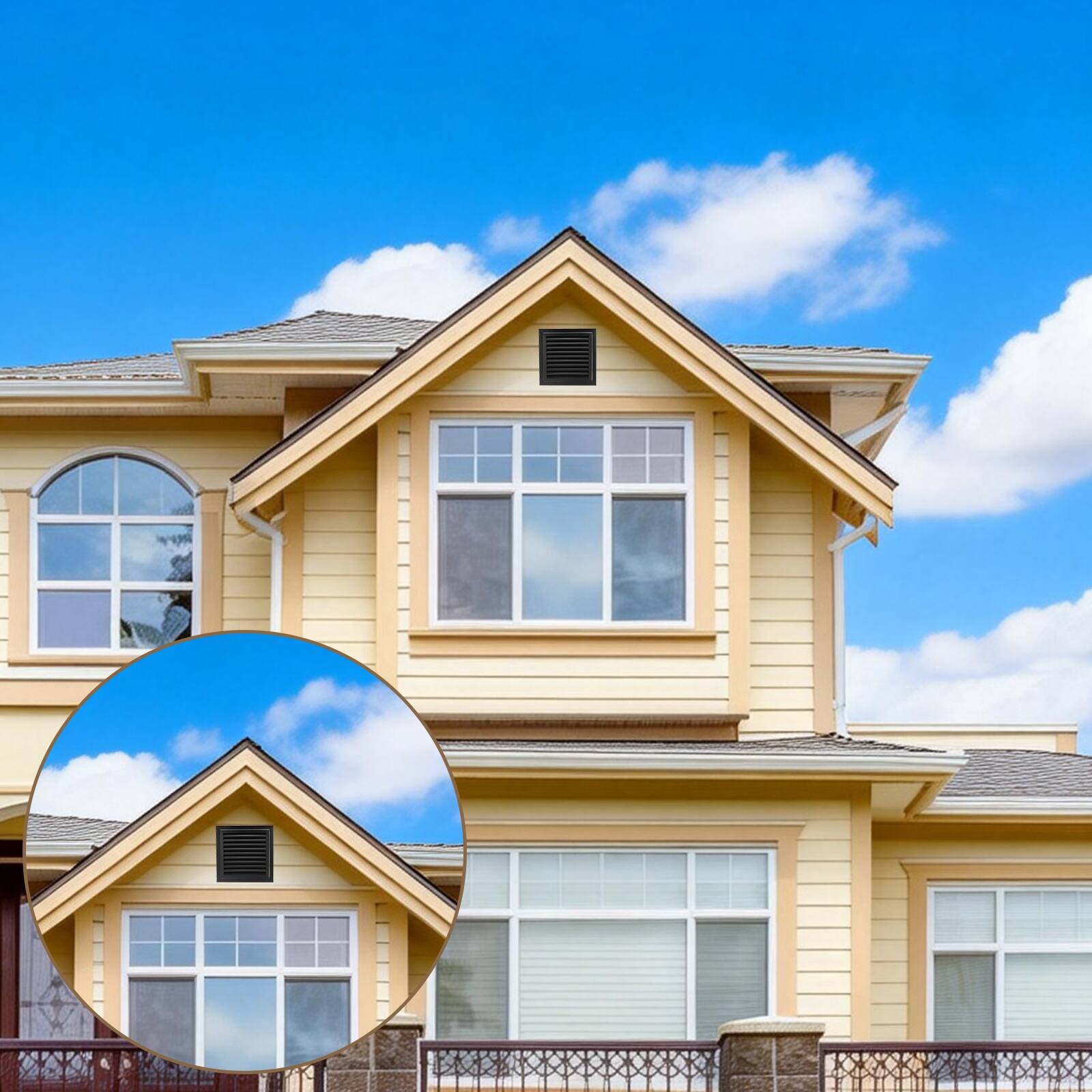 Alt View 6. Unique Bargains - 14" x 14" Return Air Vent Cover, Aluminum Alloy Linear Bar Removable Grille with Mesh Filter for HVAC System - White.