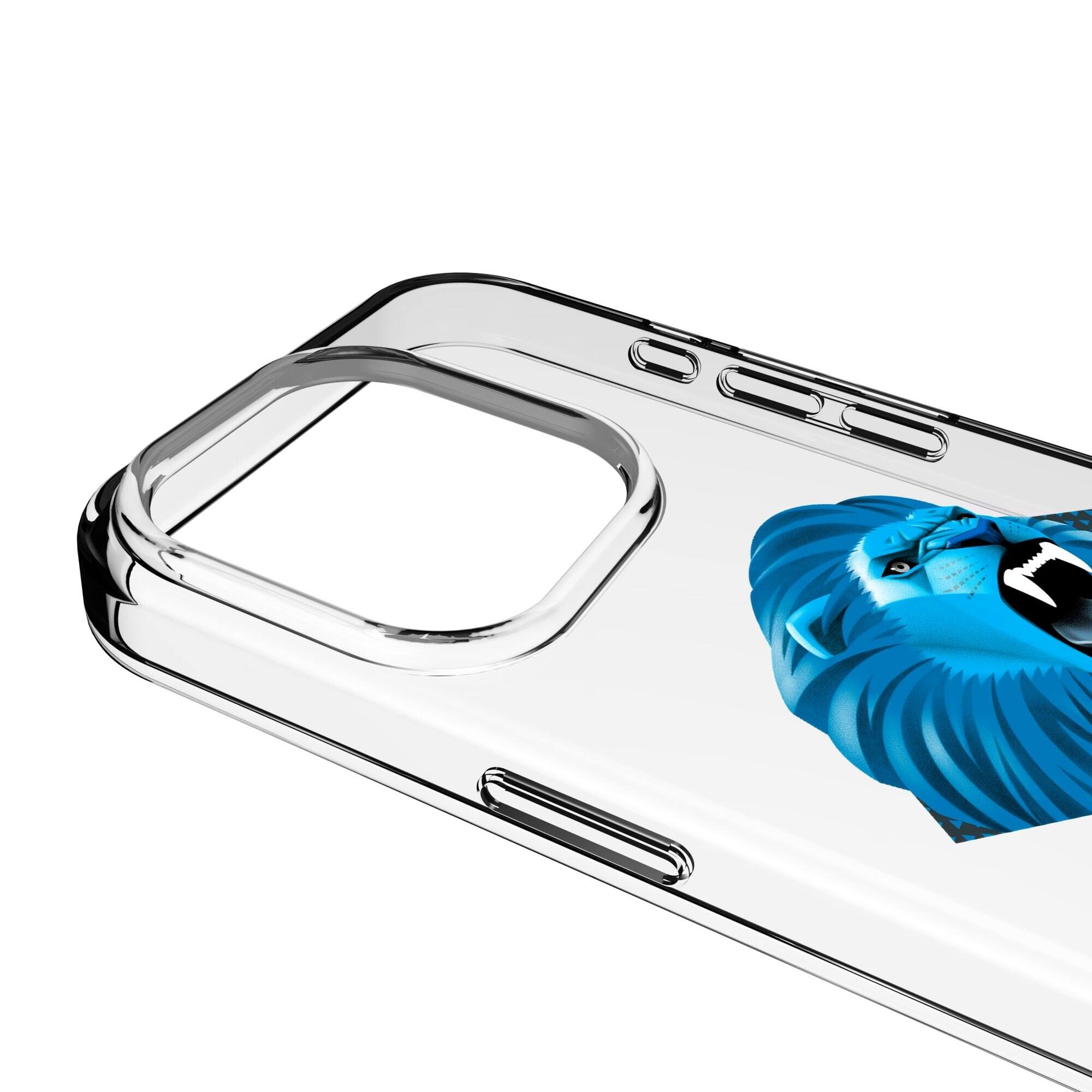 Alt View 2. Keyscaper - Detroit Lions iPhone Clear Case - 14 Pro - Multicolor.