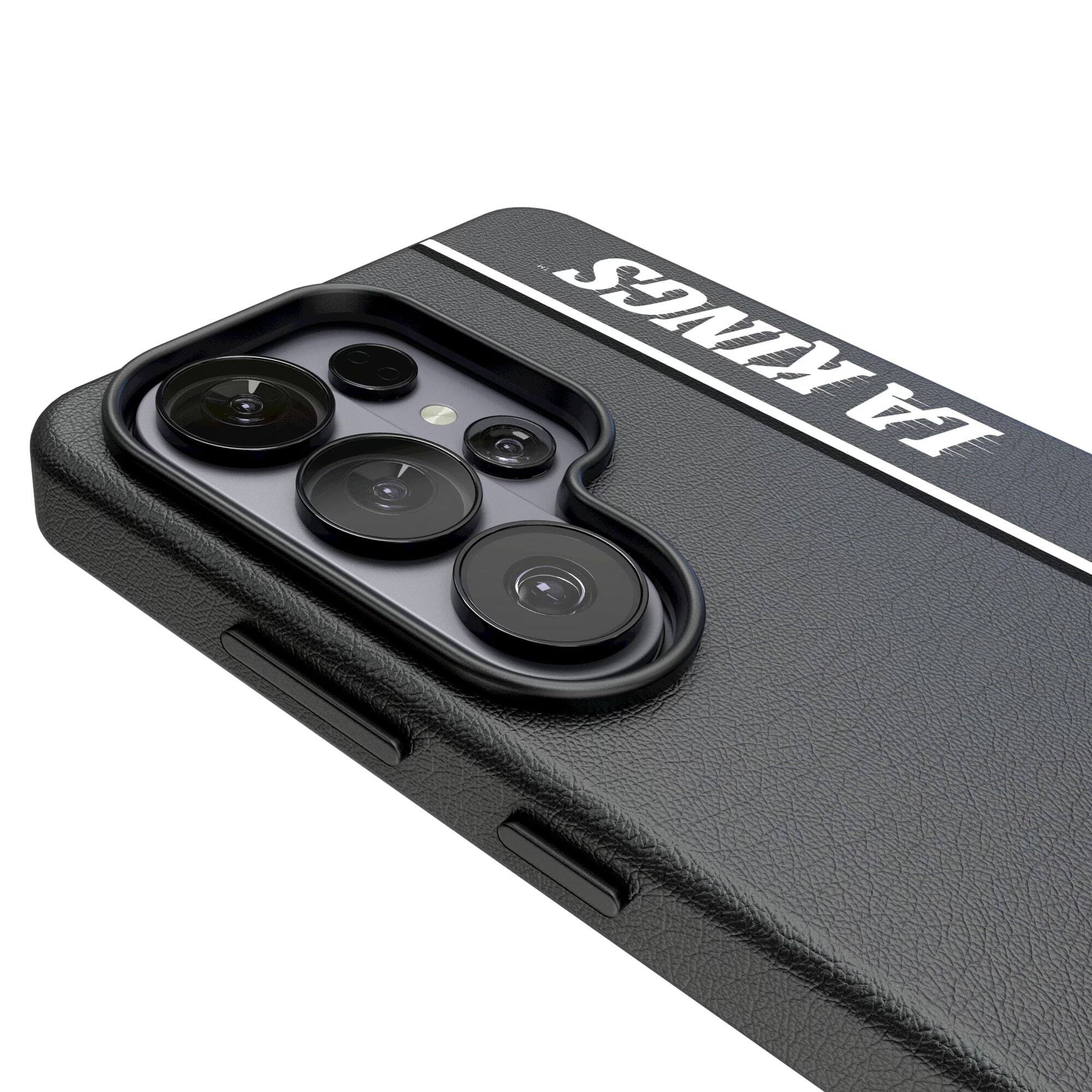 Alt View 2. Keyscaper - Black Los Angeles Kings Galaxy Magnetic Bump Case - S25 Ultra - Black.