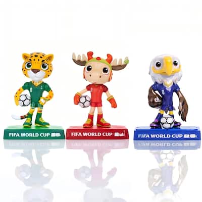FIFA 2026 World Cup Official Licensed Mascot Figurines Set of 3 FIFA 2026 World Cup Official Licensed Mascot Figurines Set of 3