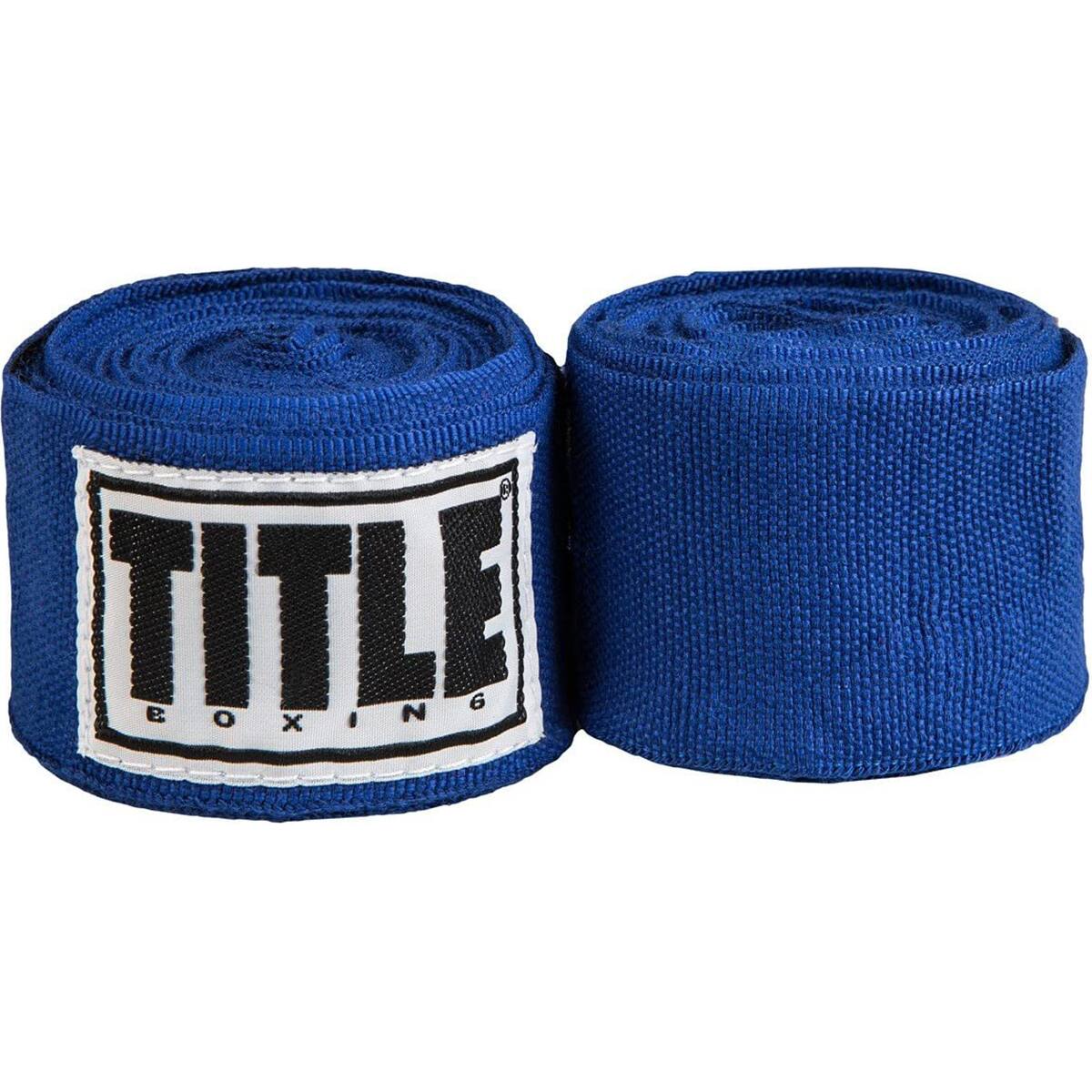 TITLE Boxing - 180" Semi Elastic Mexican Handwraps - Royal