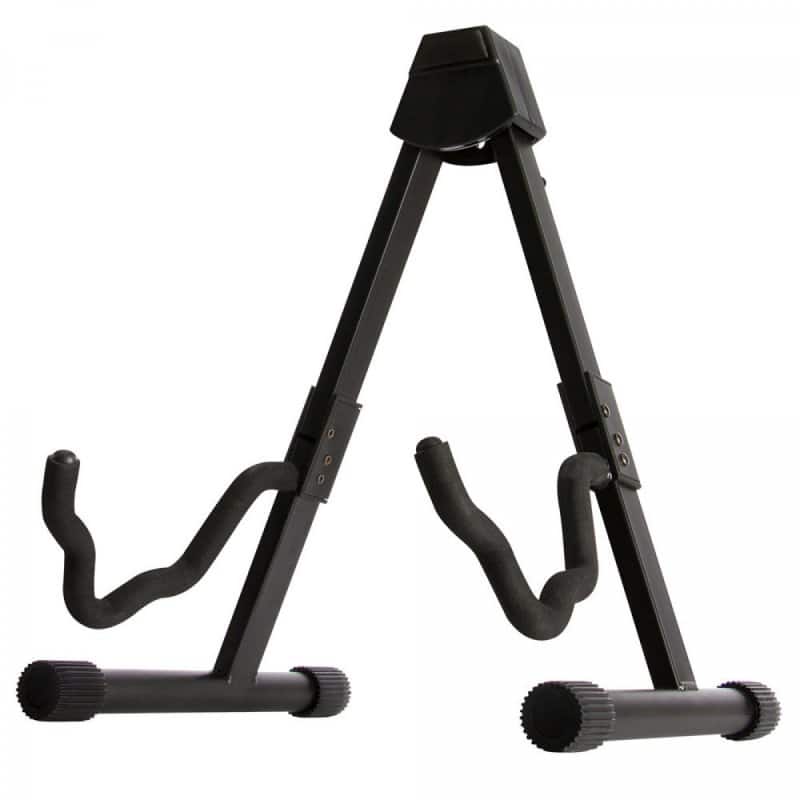 On Stage Stands - On-Stage GS7364 Collapsible A-Frame Guitar Stand - Black