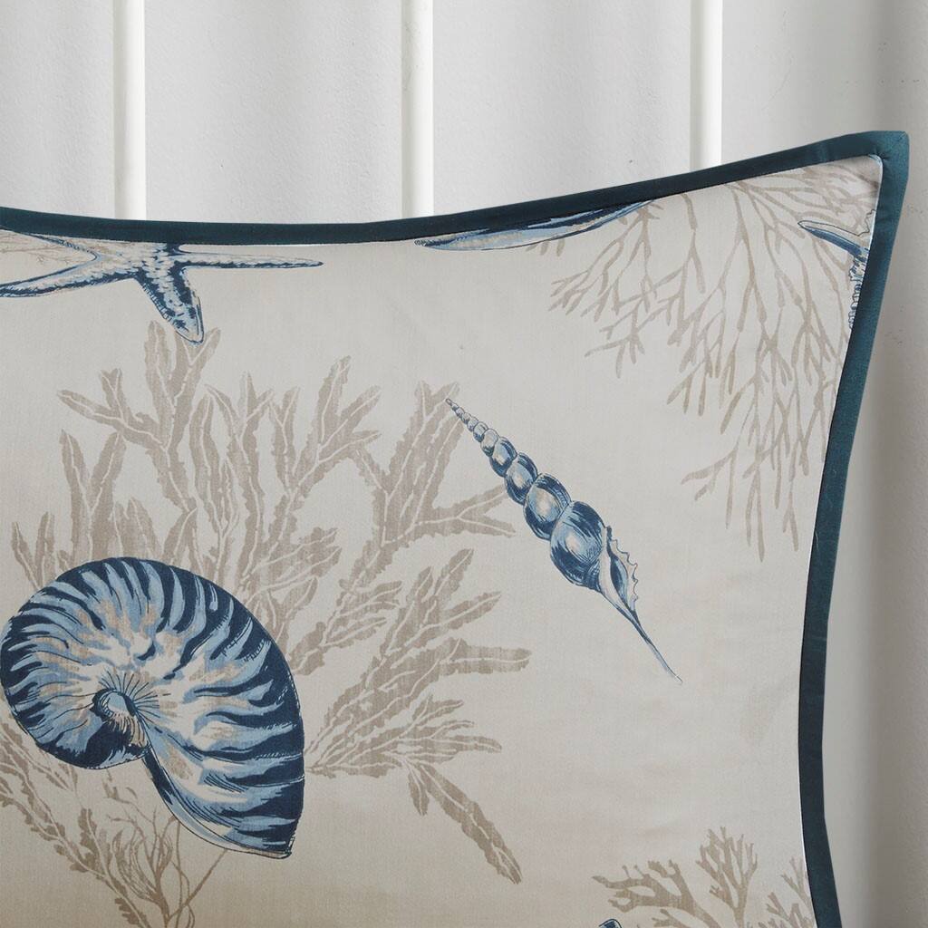 Alt View 2. Gracie Mills - Gracie Mills Villanueva Coastal Escape 7-Piece Comforter Set - Blue.