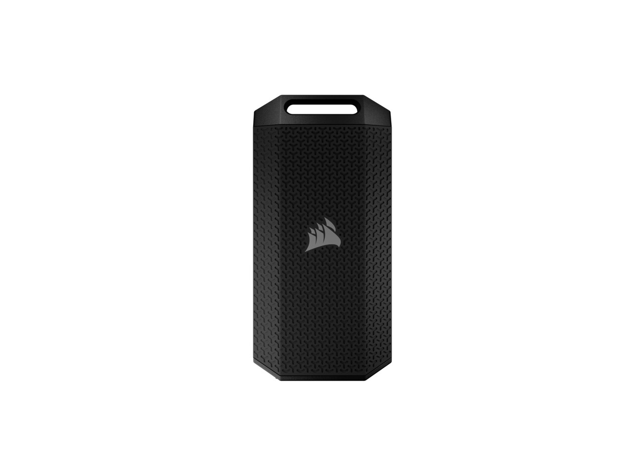 Front. CORSAIR - Corsair Survivor 1TB USB Type C Portable SSD - Black.