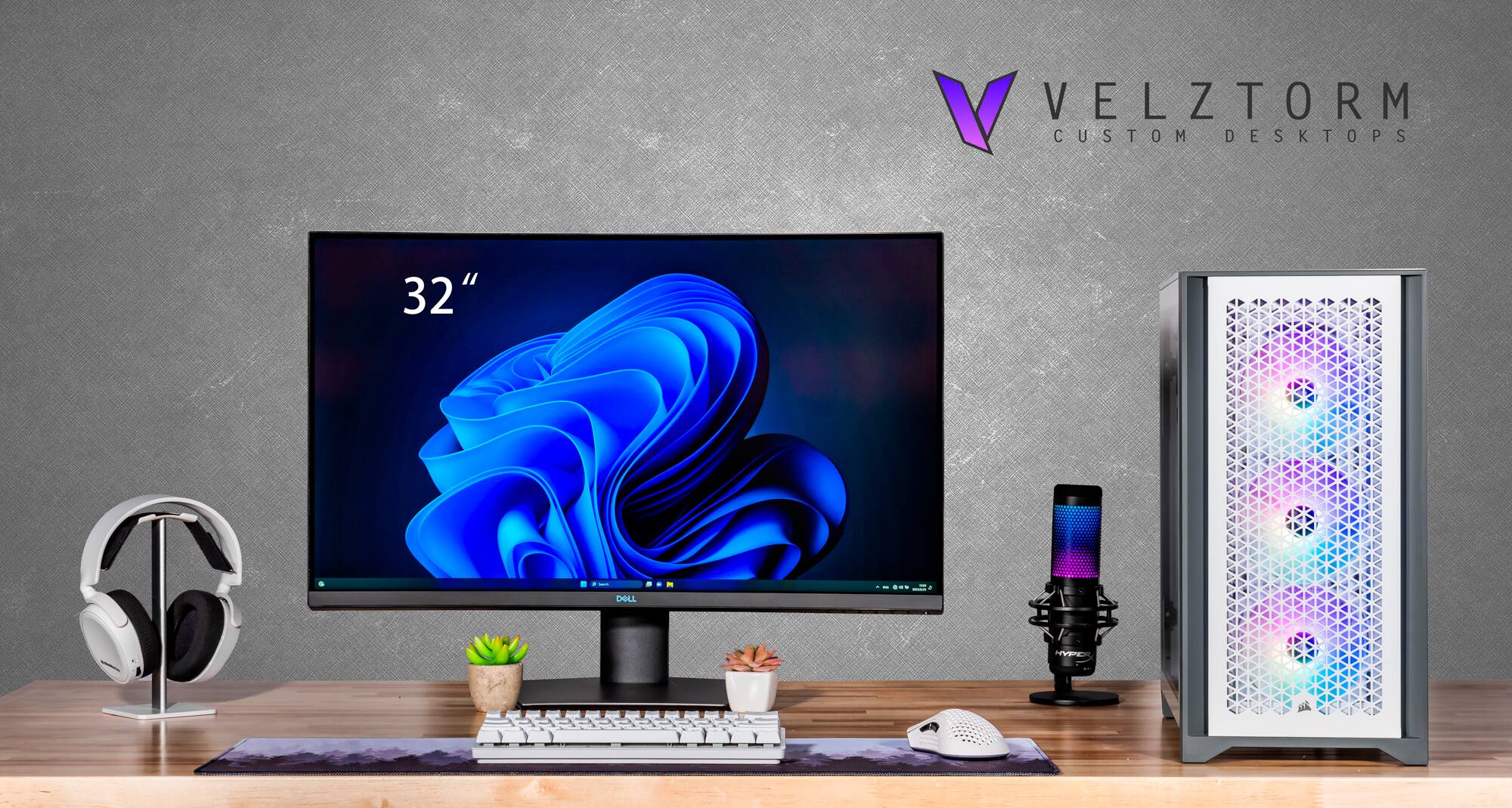 VELZTORM CUSTOM DESKTOPS 32"