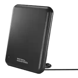 Best Buy essentials™ - AM/FM Amplified Indoor Radio Antenna - Black