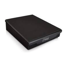 Front. Pyle - Pyle Speaker Isolation Pads - 10.4 x 13 x 2.8 inches - Acoustic Noise Isolation Platform - Foam Riser Recoil Stabilizer - Charcoal Gray.