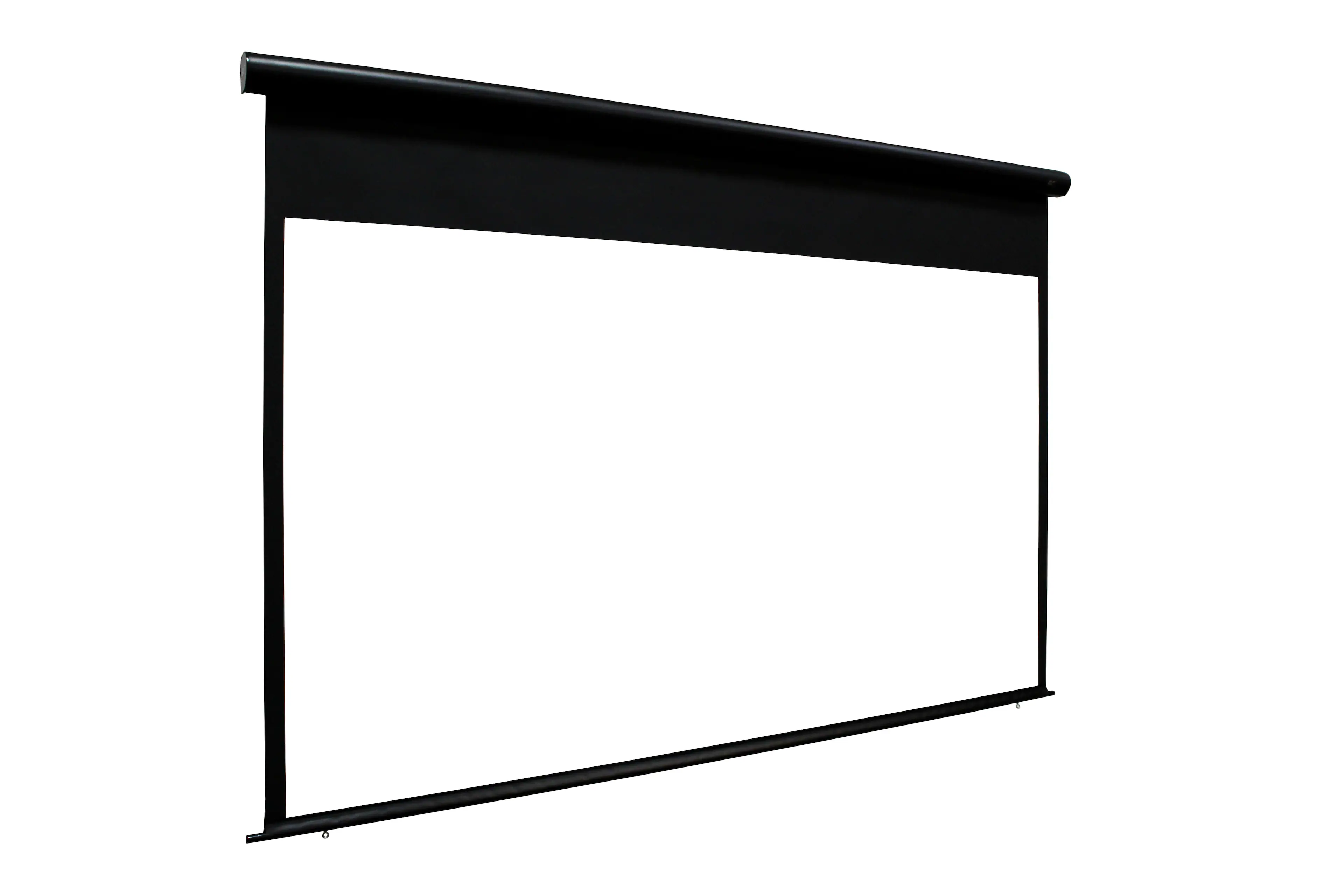Left. Elite Screens - Yard Master Electric, 120" Diag, 16:9, Outdoor Matte White Front Projection 4K UHD Screen, OMS120H-ELECTRIC - Black.