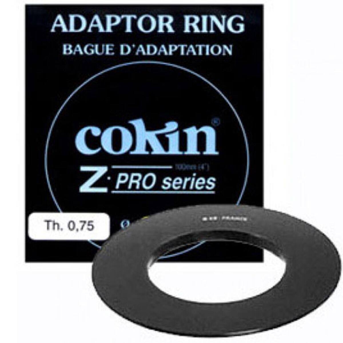 ADAPTOR RING  
BAGUE D'ADAPTATION  

cokin  
Z PRO series  
Th. 0,75
