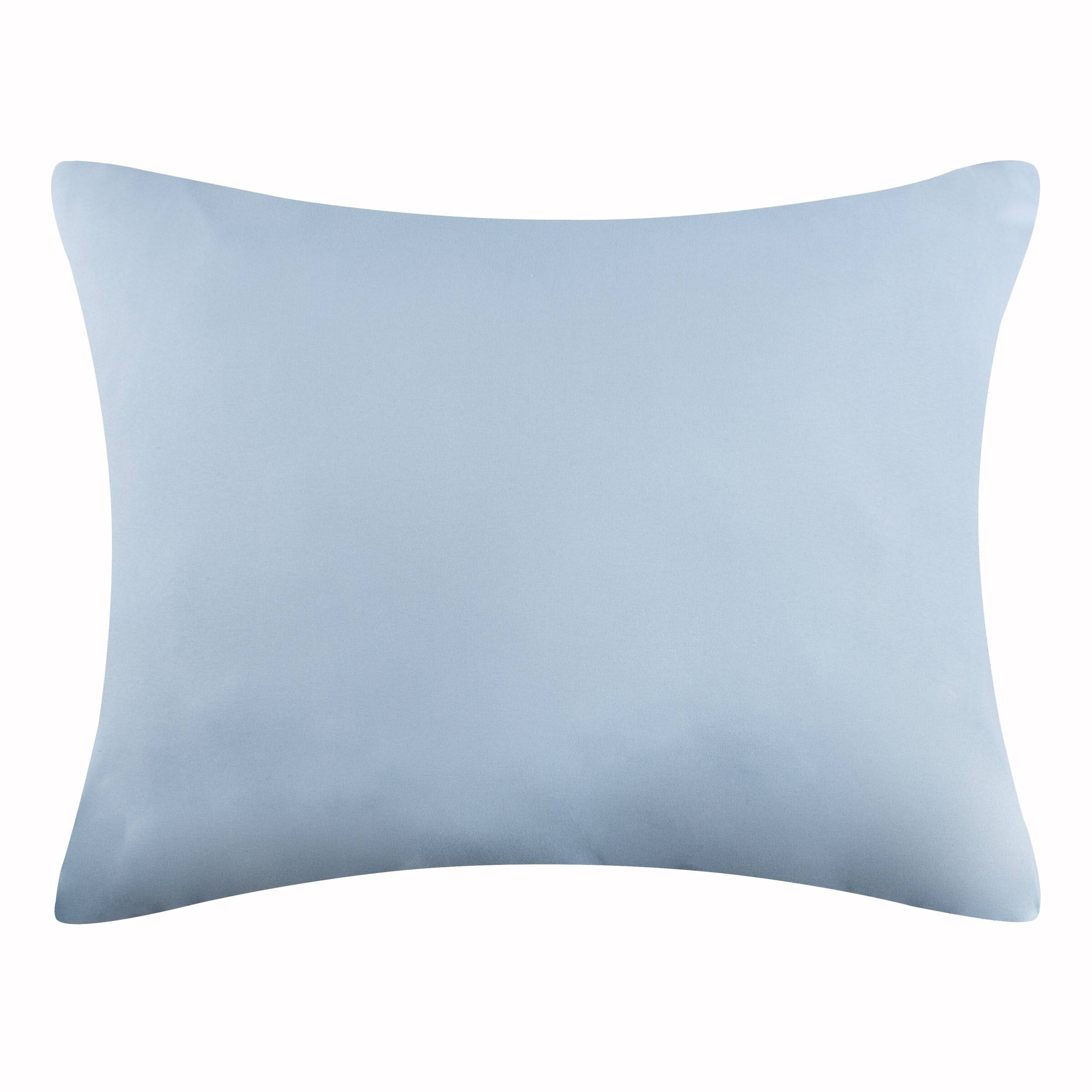 Left. BreeBe - Dover Tidal Blue Sham Standard - Tidal Blue.