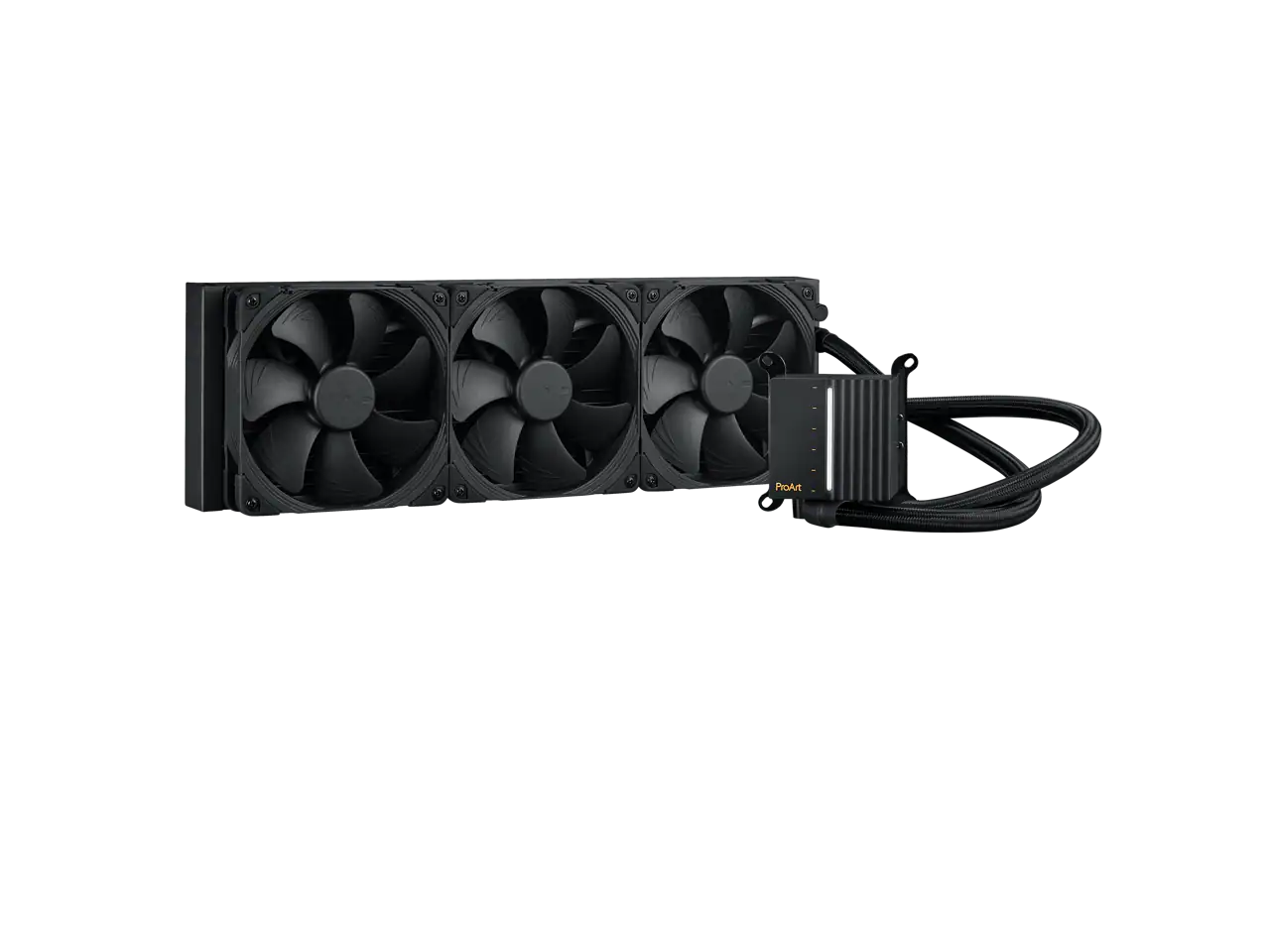 Alt View 9. ASUS - ASUS ProArt LC 420 AIO CPU Cooler with Illuminated Meter & Noctua 140mm Fans - LGA 1851/1700, AM5/AM4 - Black.