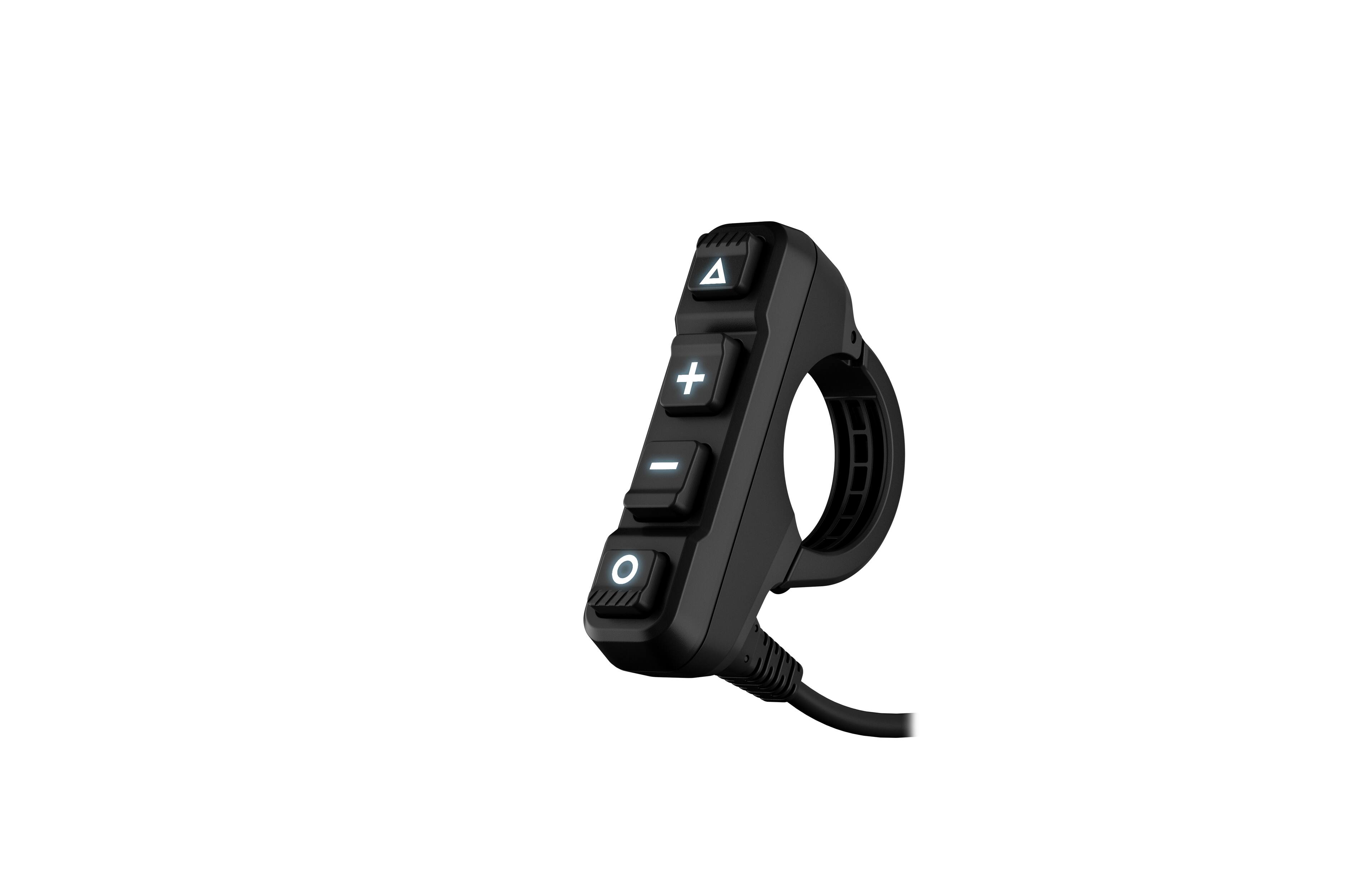 Front. Garmin - Handlebar Controller - Black.