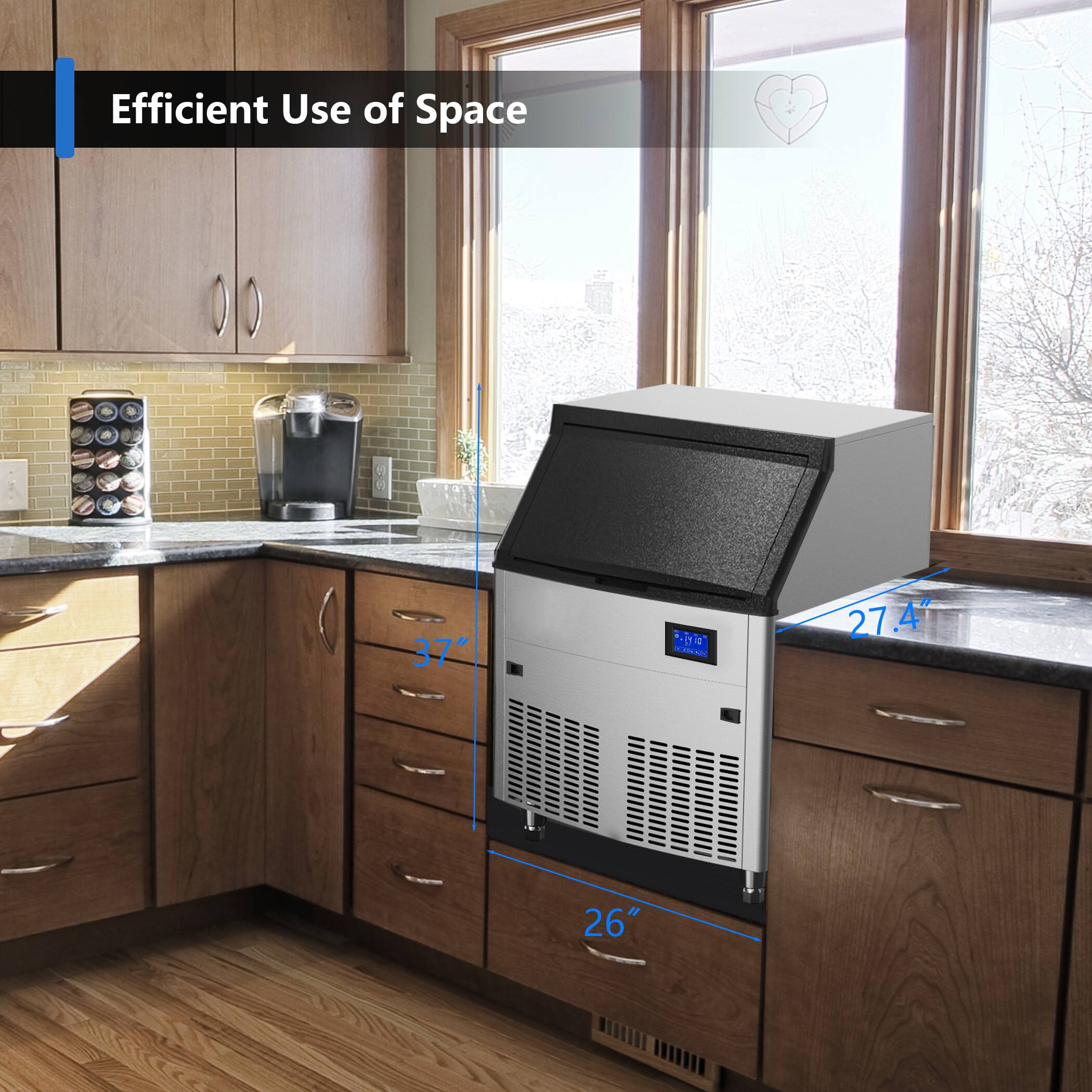 Efficient Use of Space

37"

27.4"

26"