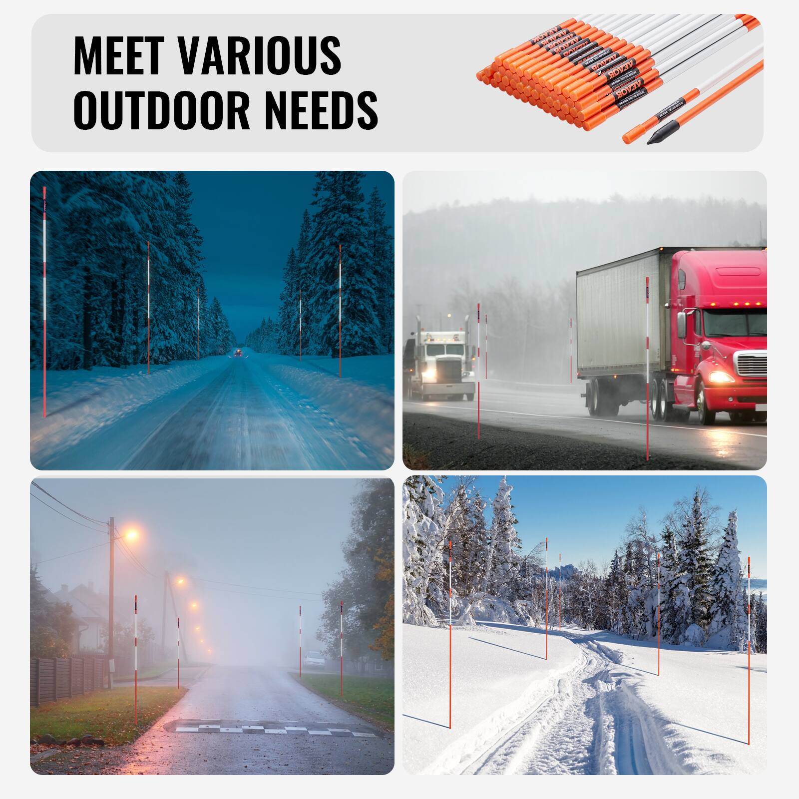 MEET VARIOUS OUTDOOR NEEDS