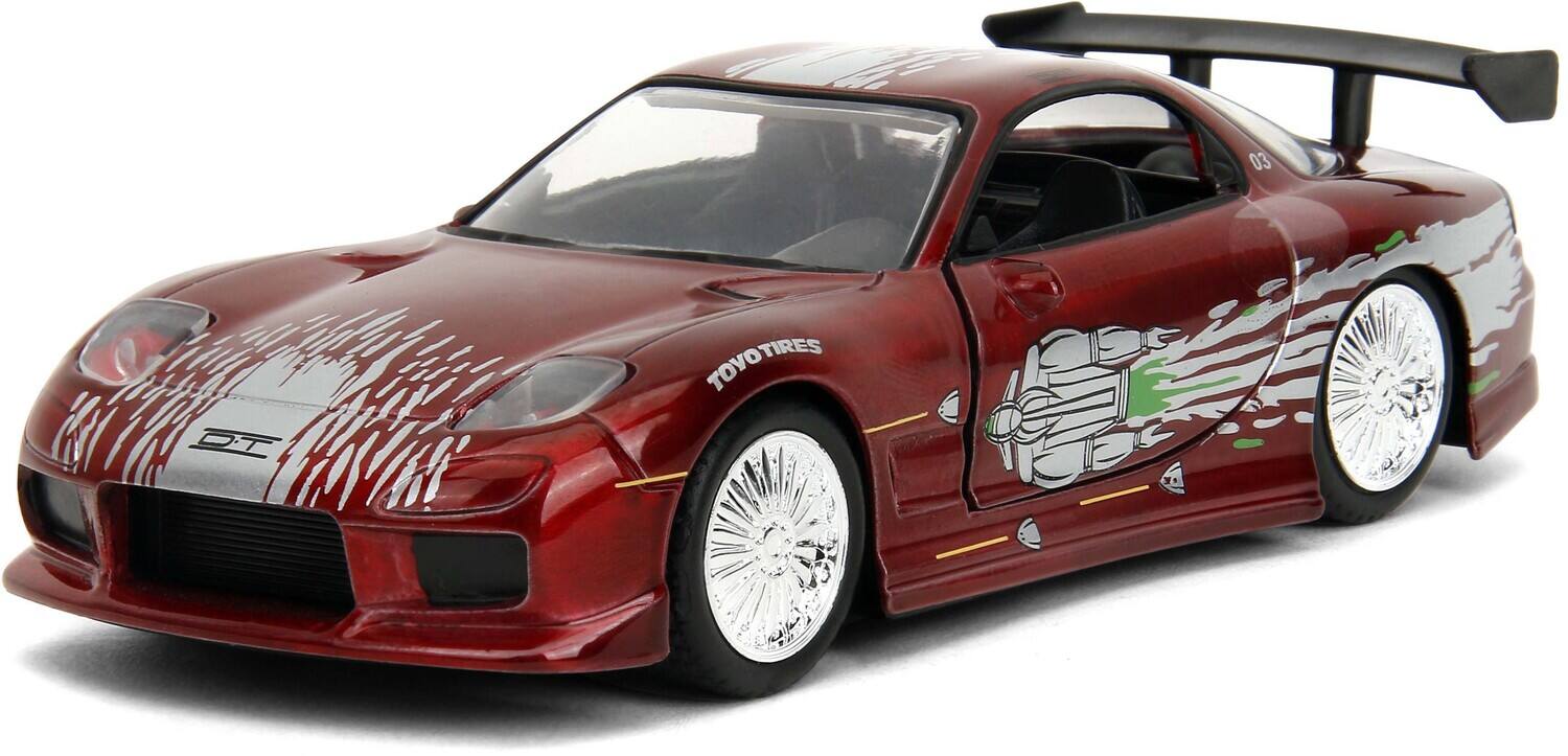 Alt View 4. Jada Toys - Fast & Furious - 1:32 1993 Mazda RX-7 Die-Cast Car   - COLLECTIBLES - Multicolor.