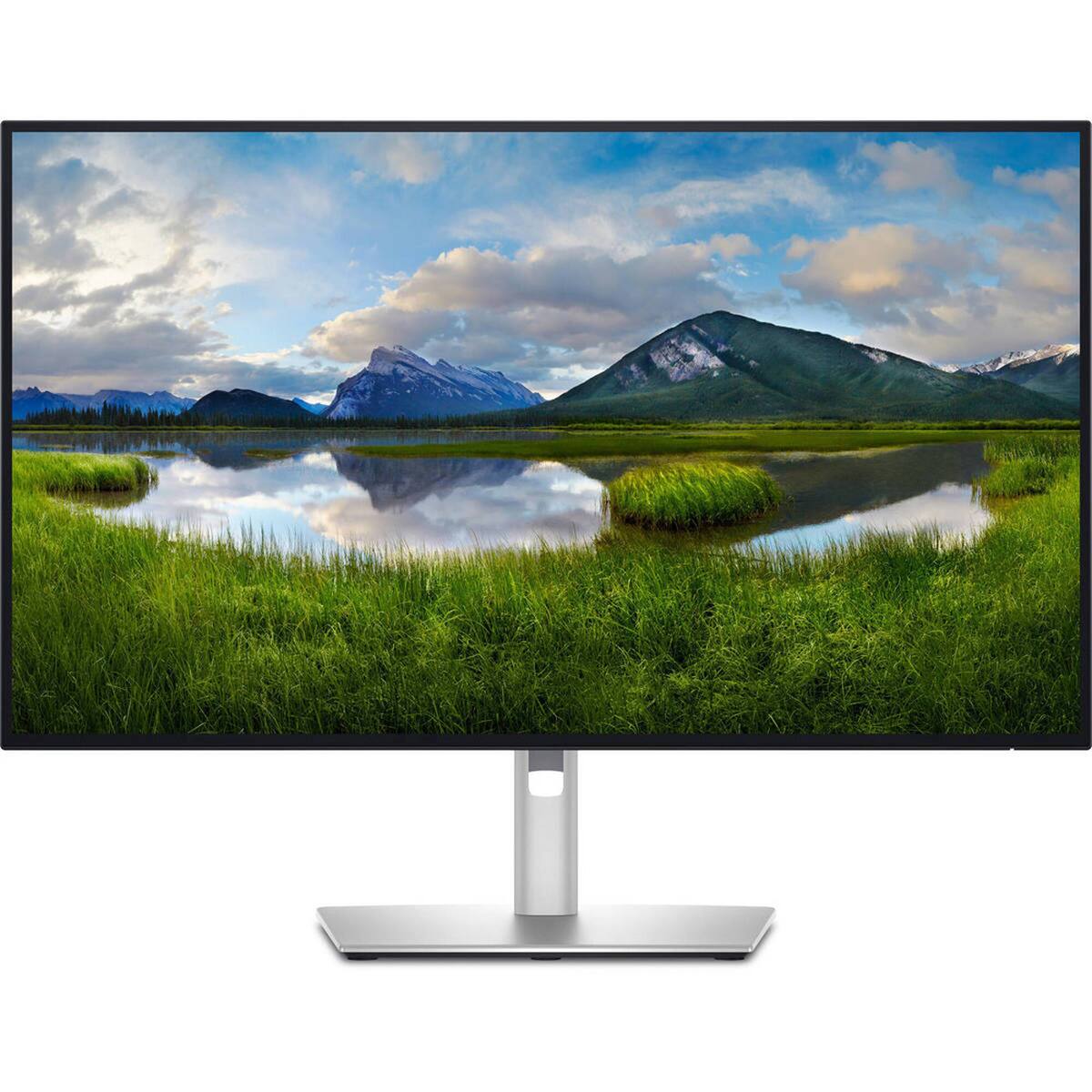 Angle. Dell - UltraSharp U2725QE 27 Inch 4K UHD IPS Monitor with 120Hz and Thunderbolt 4 - Cables and Accessories Bundle - Black.