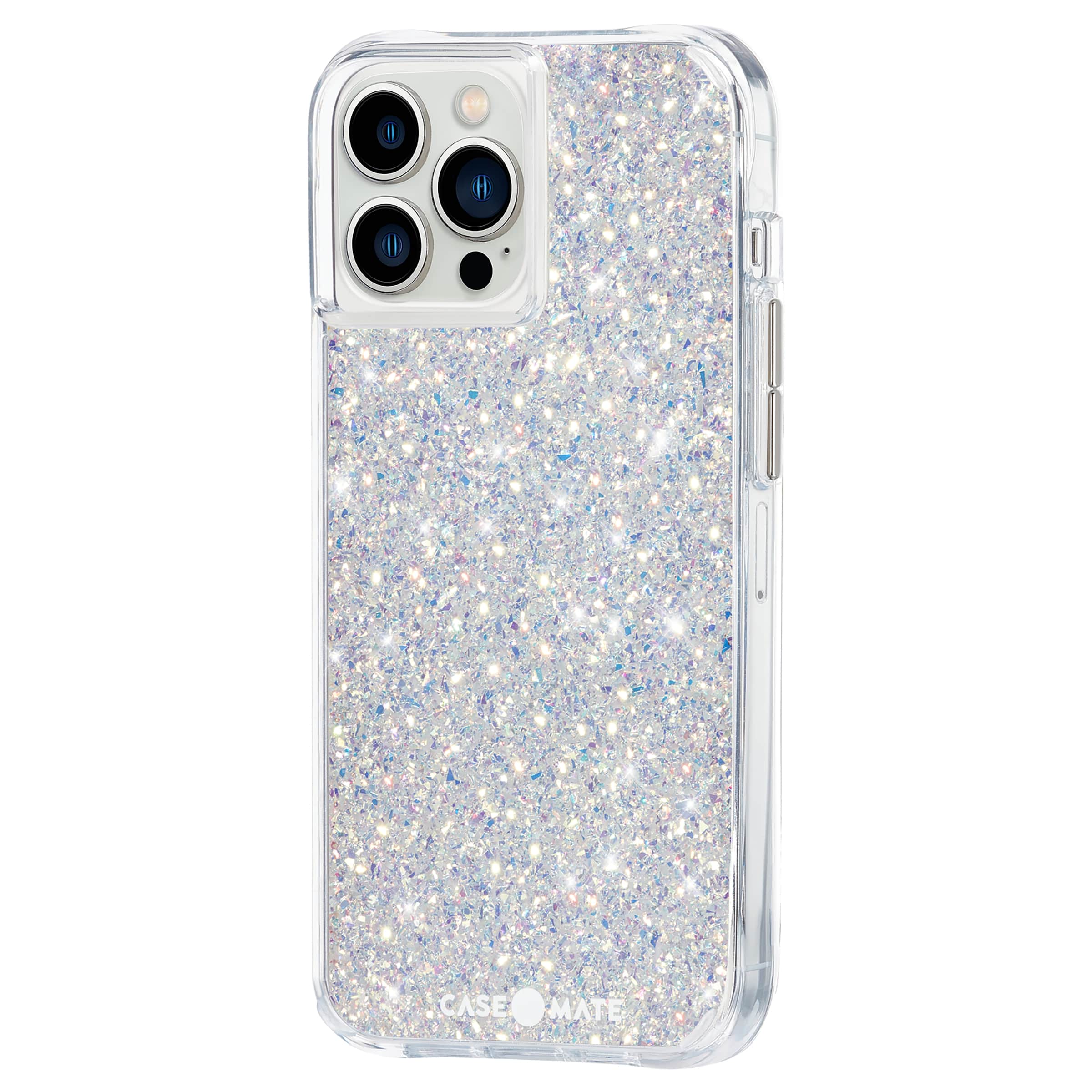Left. Case-Mate - Twinkle Hardshell Case w/ Antimicrobial for iPhone 13 Pro Max - Stardust.