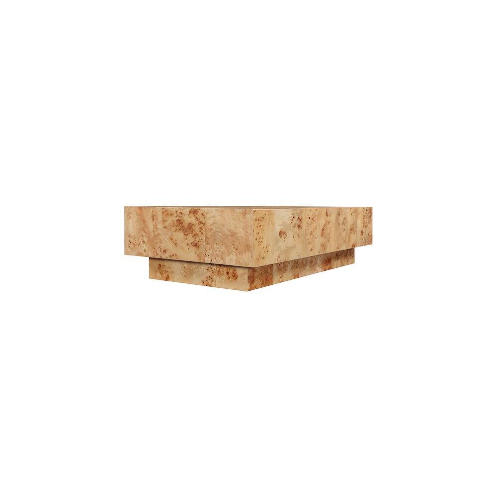 Alt View 2. Meridian Furniture - Otto Natural Coffee Table - Brown.