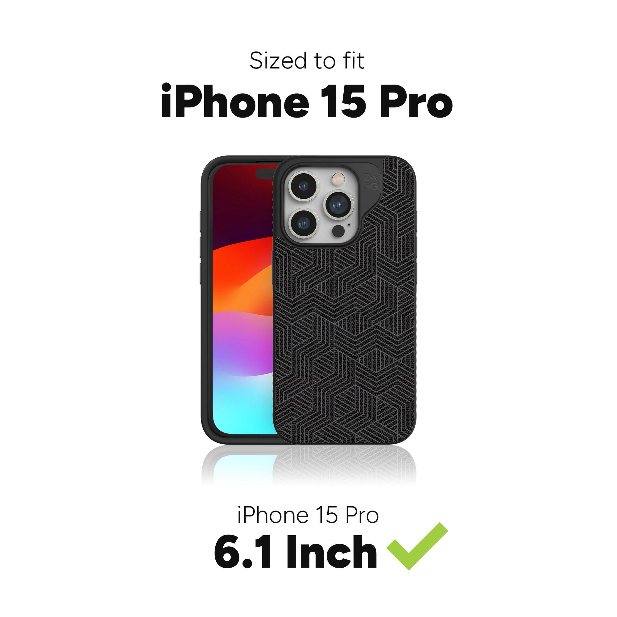 Sized to fit iPhone 15 Pro iPhone 15 Pro 6.1 Inch