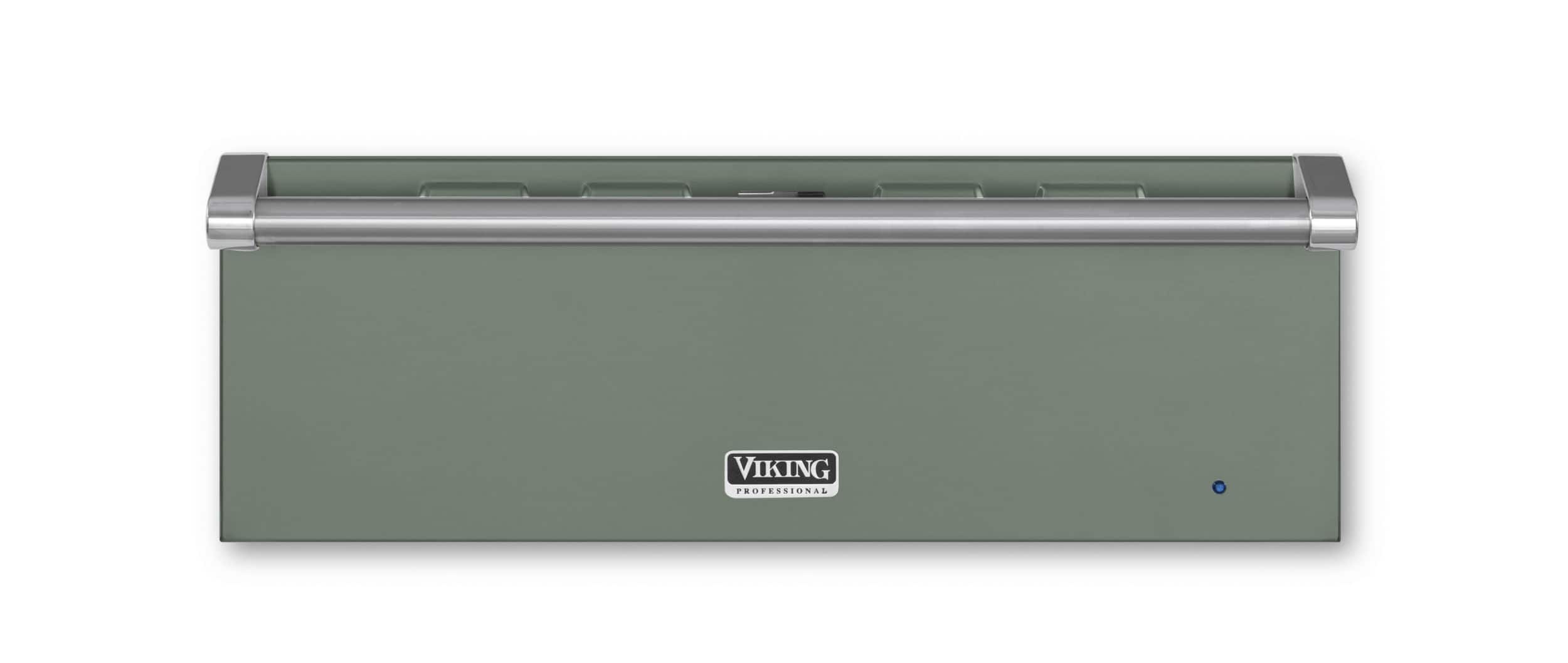 30" Viking 5-Series Warming Drawer - Eucalyptus - Front_Zoom