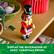 Display the nutcracker as a Lego Christmas decoration.