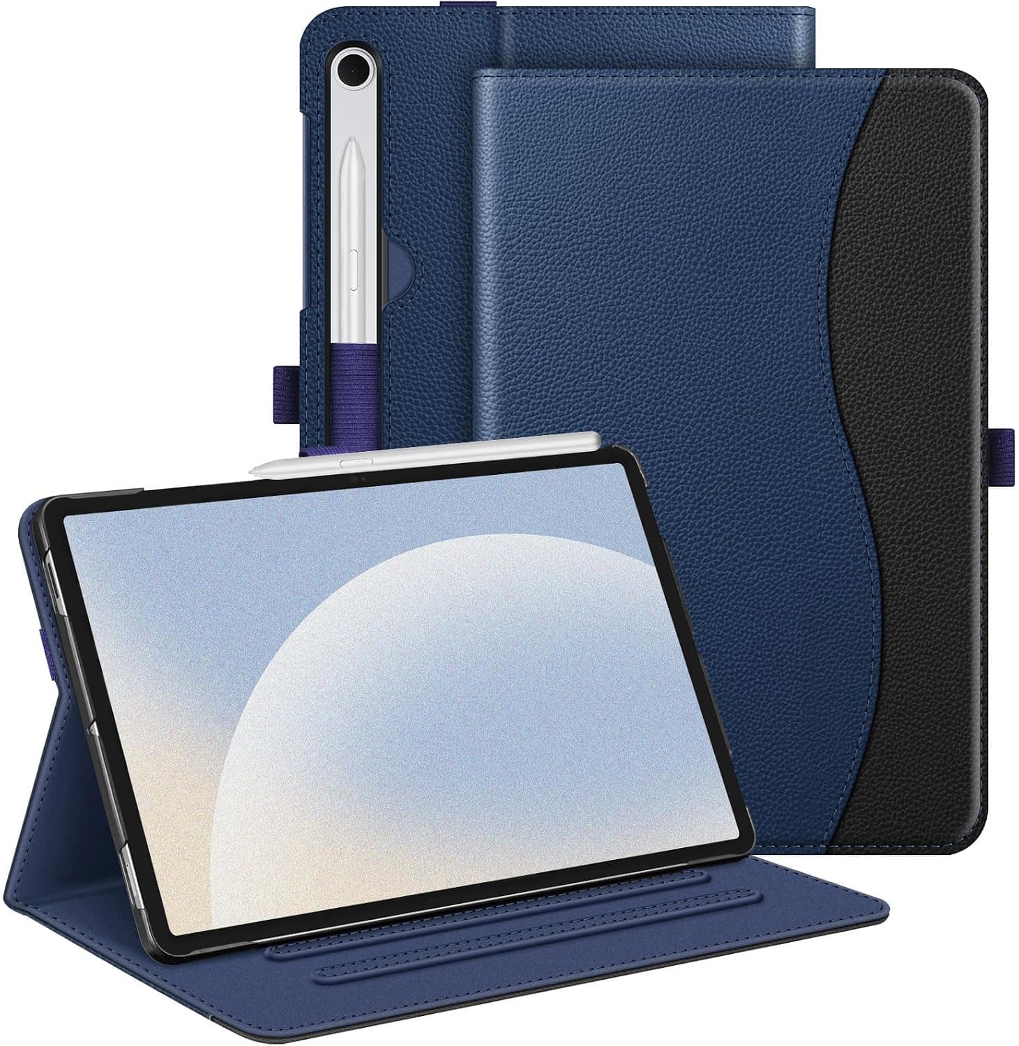 Fintie - Multi-Angle Case for Samsung Galaxy Tab S10 Lite/ Tab S10 FE/ Tab S9 FE/ Tab S9, With Front Card Pocket, Auto Wake/Sleep - Navy price history on PriceWatchPro