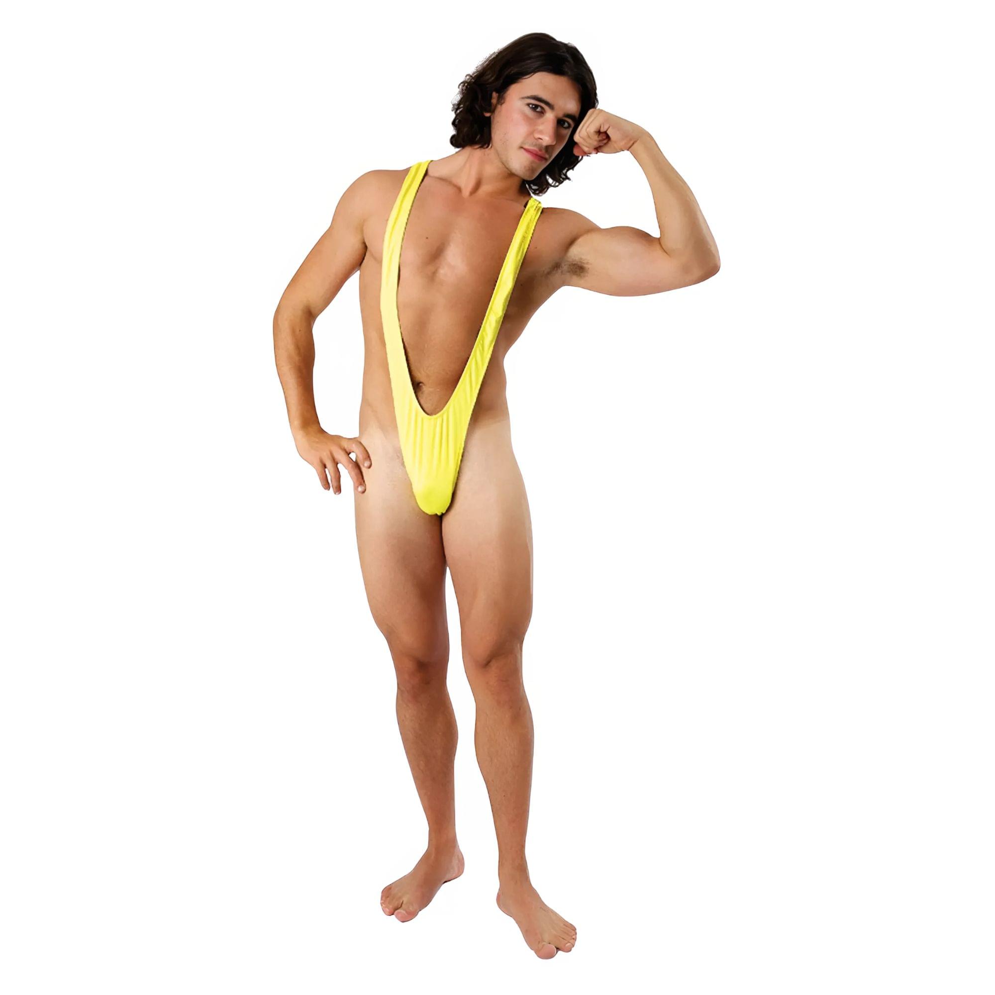 Orion Costumes - Borat Mankini Thong Swimsuit (luminous Adult Costume - Yellow price history on PriceWatchPro