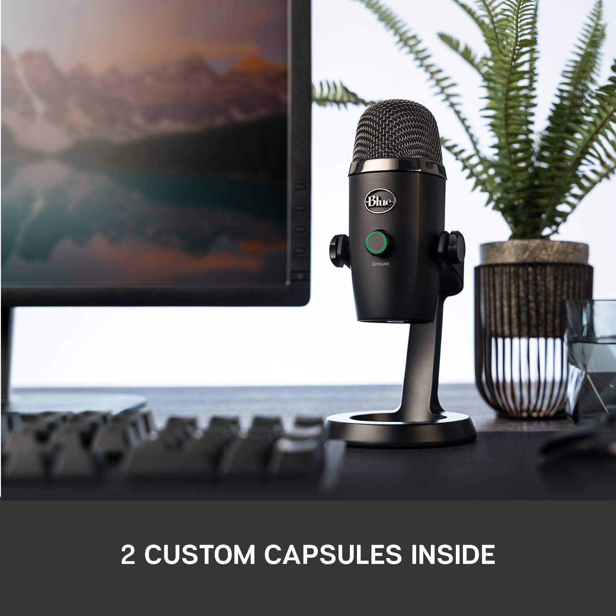 Blue - 2 custom capsules inside