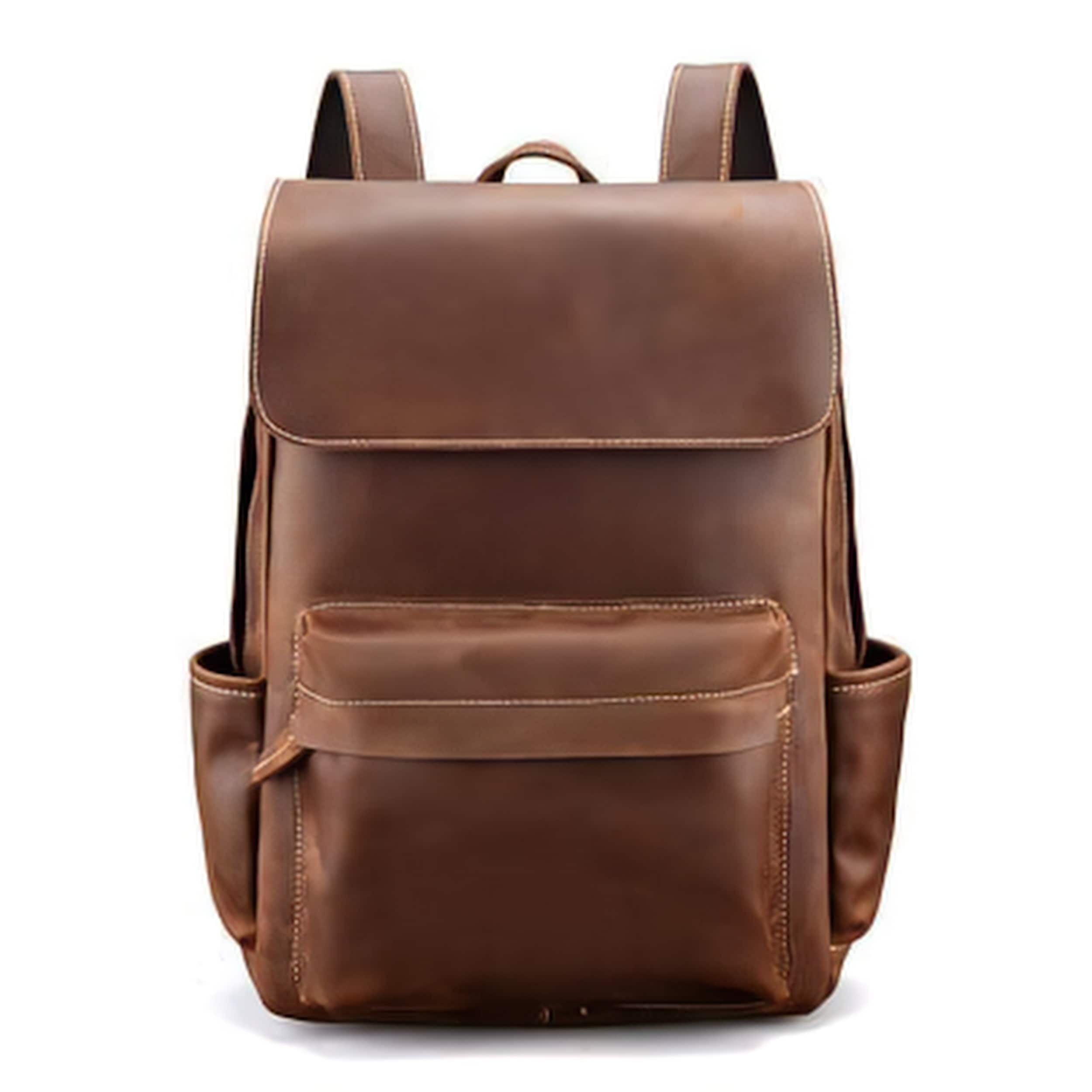 Steel Horse Leather - The Helka Backpack | Genuine Vintage Leather Backpack - Brown