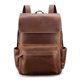 Steel Horse Leather - The Helka Backpack | Genuine Vintage Leather Backpack - Brown