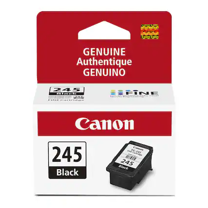 Canon Genuine Authentique Genuino 245 Black Cartridge - Canon FINE Cartridge PG-245 Black
