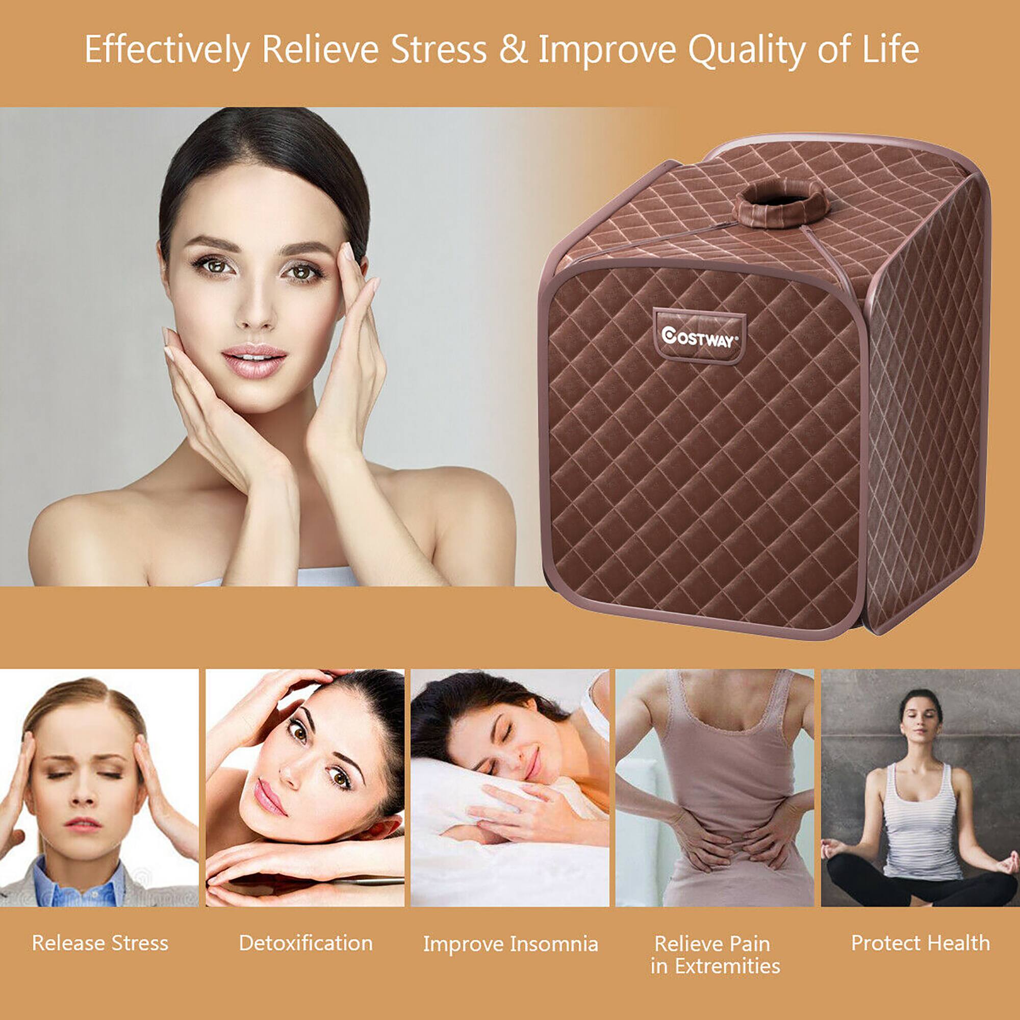 Effectively Relieve Stress & Improve Quality of Life OSTWAY Release Stress Detoxification Improve Insomnia Relieve Pain in Extremities Protect Health