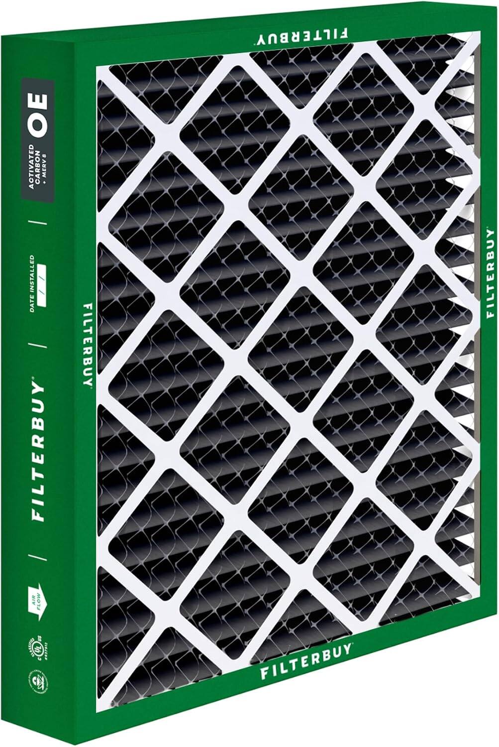 FILTERBUY OE ACTIVATED CARBON MERV8  
FILTERBUY AIR FLOW  
FILTERBUY  
UL 2A1701 C  
FILTERBUY