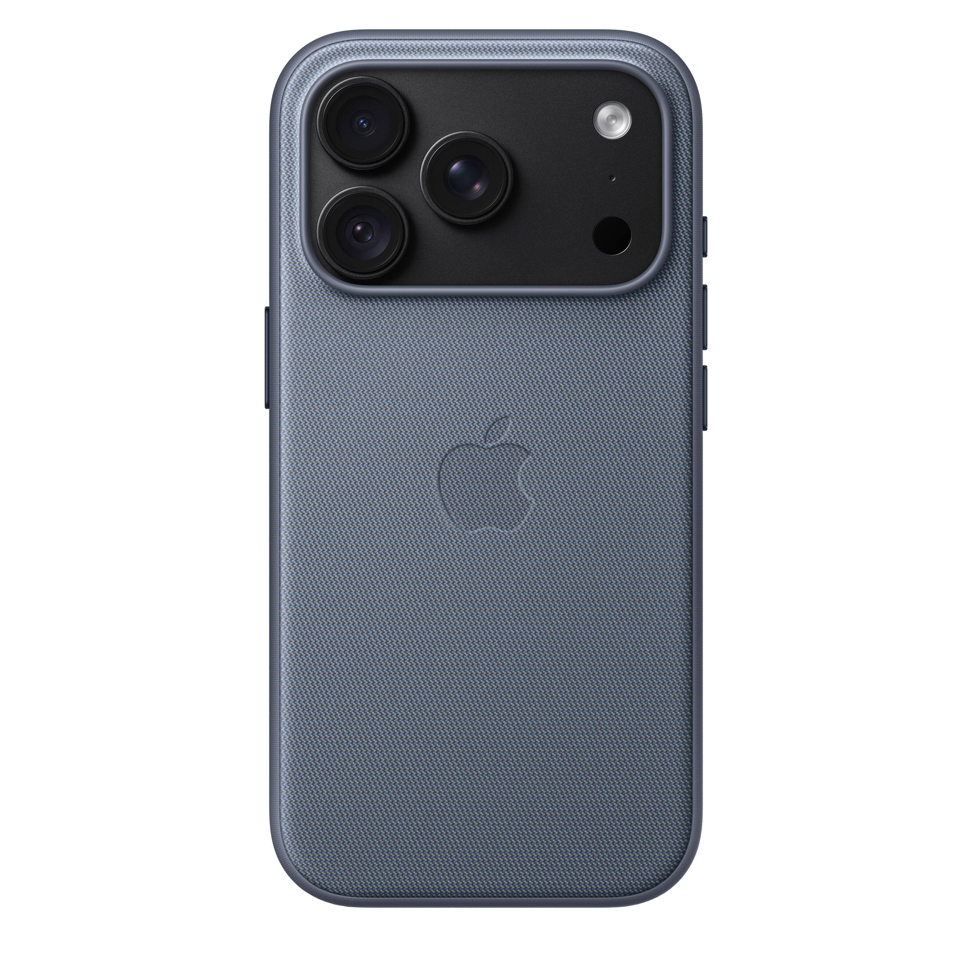 Alt View 3. Apple - iPhone 18 Pro TechWoven Case with MagSafe - Chambray Blue.