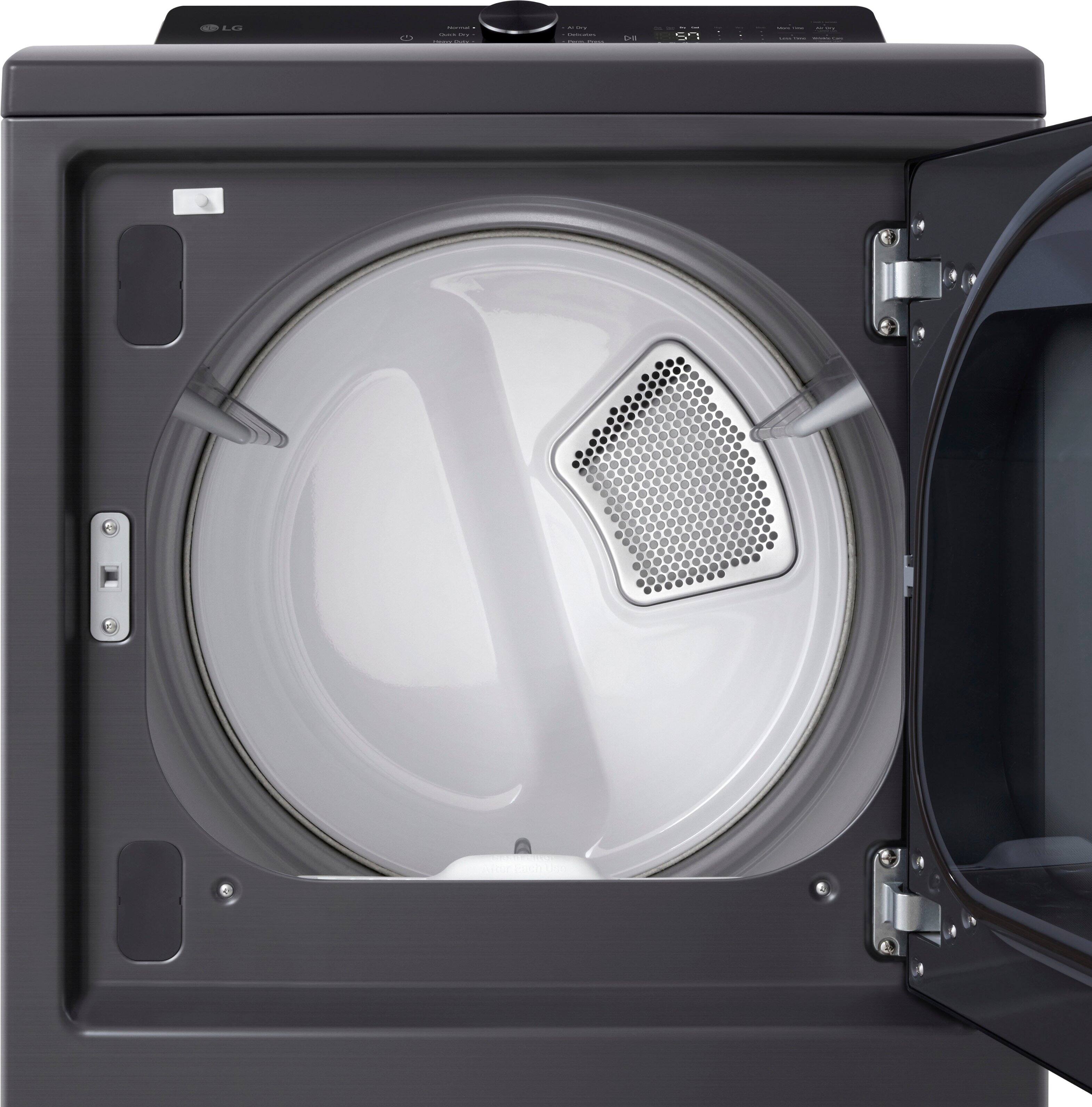 Alt View 13. LG - 7.3 Cu. Ft. Smart Gas Dryer with Sensor Dry - Custom Panel Ready.