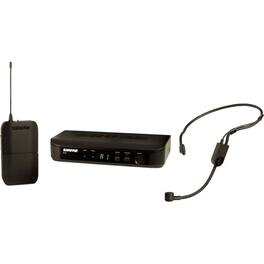 Shure - Wireless Headset System with PGA31 Headset - 596 MHz to 616 MHz Operating Frequency - 50 Hz to 15 kHz Frequency - Black