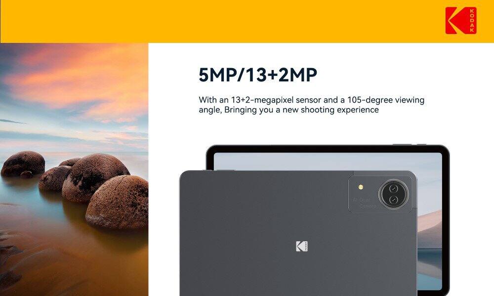 KODAK 5MP/13+2MP

With an 13+2-megapixel sensor and a 105-degree viewing angle, Bringing you a new shooting experience