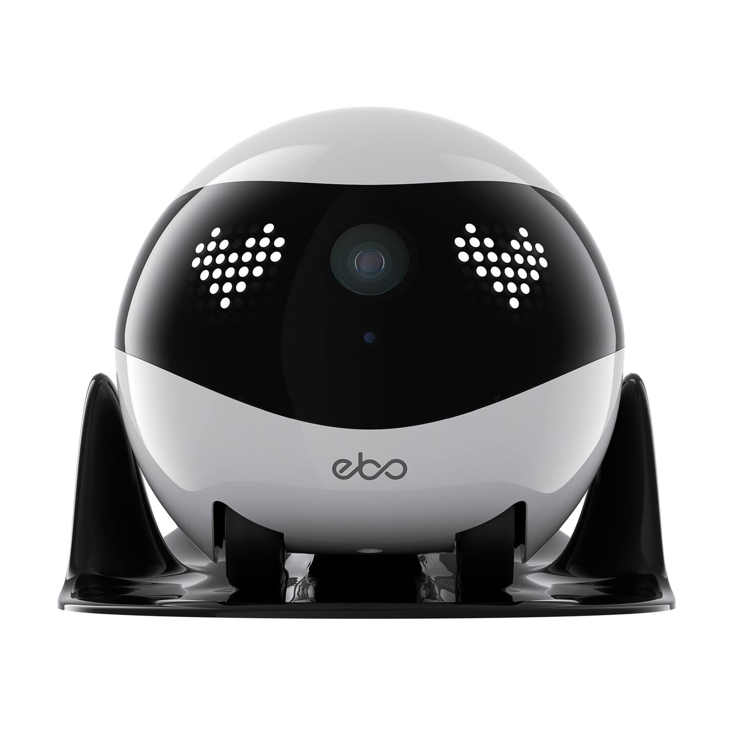 Alt View 4. Enabot - EBO Air 2 Whole-Home Mobile Robot 2K Ultra HD Camera, Remote Monitoring and Control - Dove White.