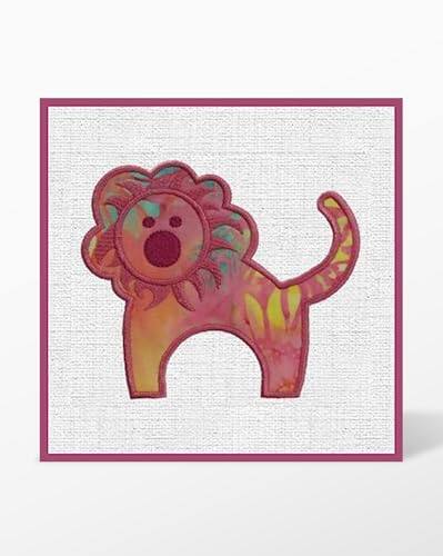 Alt View 2. AccuQuilt - Zoo Animals Embroidery Designs CD by Marjorie Busby.