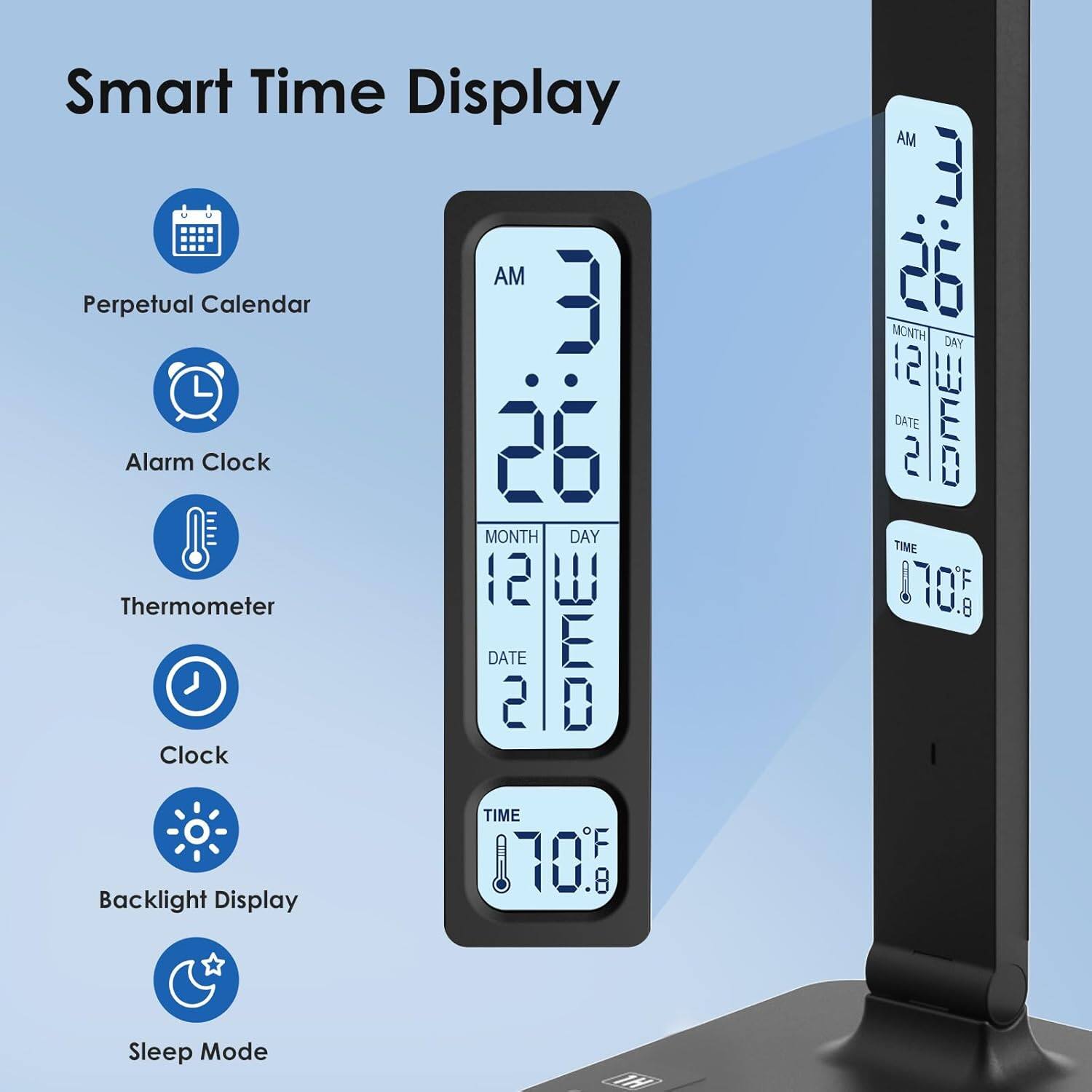 Stamp n Camp Infiway Desk Lamp with USB Charging Port: LED Eye Caring ...