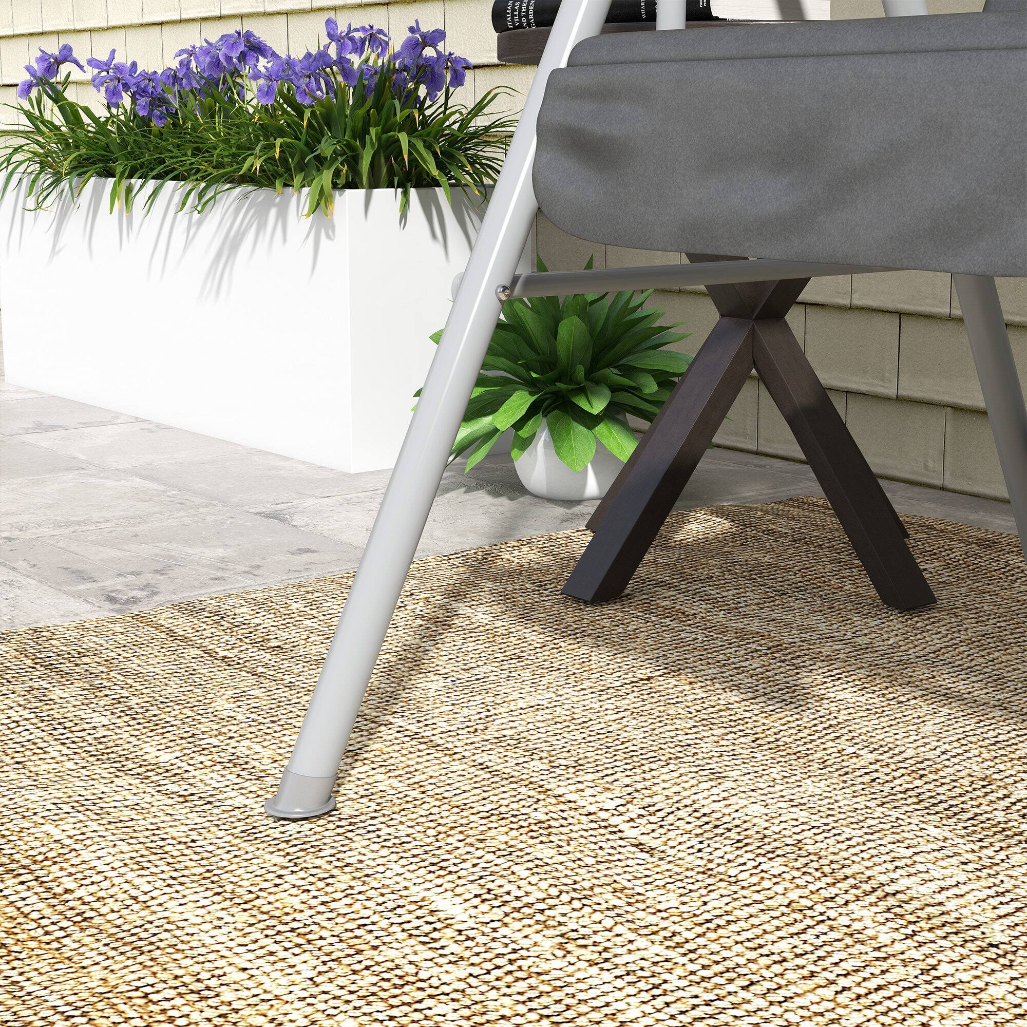 Alt View 4. Outsunny - Outsunny 2 Person Porch Swing with Stand Outdoor Swing with Canopy.