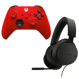 Microsoft - Xbox Series X/S Controller with Headset - Red