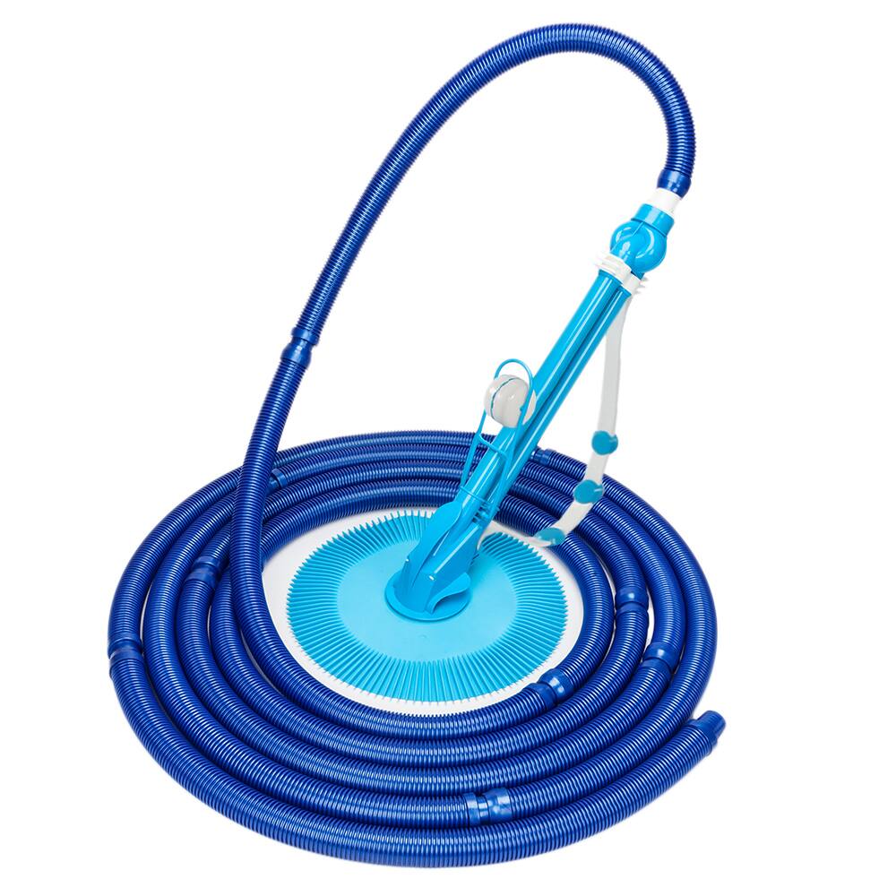 Alt View 4. Winado - 16.5in Portable Automatic Pool Vacuum Cleaner with 10 Hose-32.8FT for Indoor Outdoor Above-Ground Inground Swimming Pool - Blue.