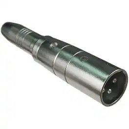 Hosa Technology - GXJ235 Female Stereo 1/4" Phone to Male 3-Pin XLR Adapter